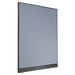 Global Industrial Interion Non-Electric Gray Office Partition Panel w/ Raceway in Gray/Blue | 76" H x 60" W x 1.75" D | Wayfair 238640PBL