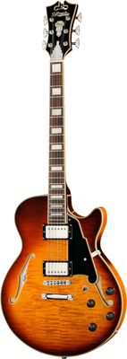 DAngelico Premier SS Dark Iced Tea Burst