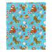 Northwest WB Scooby Doo Festive Scooby Sweets Throw Polyester in Blue/Brown | 60 H x 50 W in | Wayfair 1SCB236000043OOF