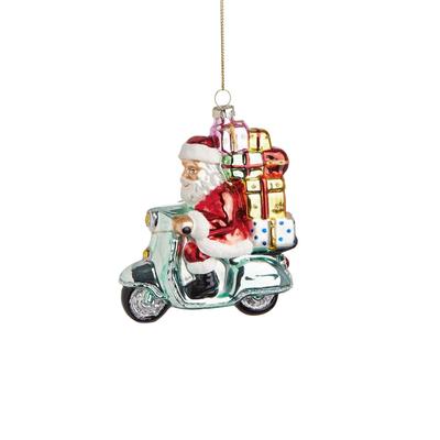 BUTLERS - HANG ON Anhänger Santa auf Roller Höhe 13cm Dekoration 1 ct