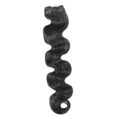 hair2heart Tresse Extensions Echthaar #2/0 Schwarz 100g 50cm Damen