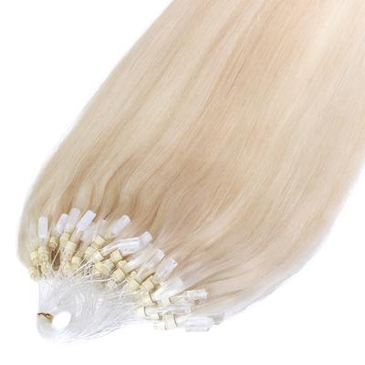 hair2heart - Microring Extensions Premium Echthaar #10/0 Hell-Lichtblond 0,8g Haarextensions Nude Damen