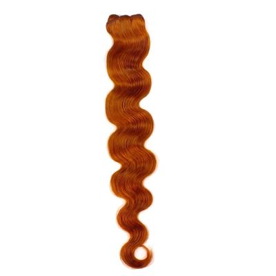 hair2heart Tresse Extensions Echthaar #8/43 Hellblond Rot-Gold 100g 60cm Braun Damen