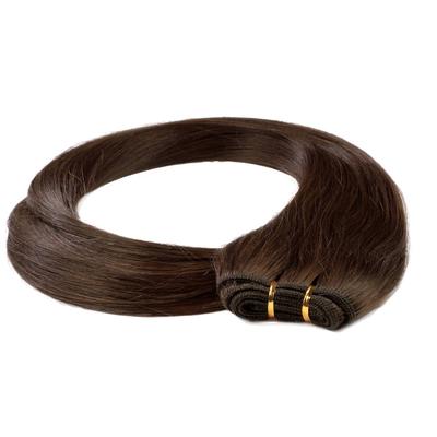 hair2heart Tresse Extensions Echthaar #6/3 Dunkelblond Gold 100g 70cm Schwarz Damen