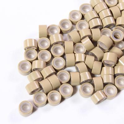 hair2heart Microringe mit Silikon für 0.5g Extension Loops #11 Weiss Damen