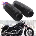 Housse en caoutchouc de fourche avant de moto pare-chocs de choc 49MM pour Harley Dyna FXDWG 2007