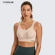 SYROKAN – soutien-gorge de sport pour femmes à fort Impact bretelles réglables sans fil Non