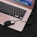 Mini souris filaire portable au design ergonomique boutons sensibles USBS rétractables souris de