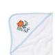 Embroidered Hoodied Baby Towel | White | Blue | Pink | Personalised Baby Towel | Embroidered Baby Towel | Hood Towel | Baby Gift