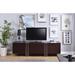 Living Room Console Storage Cabinet, Media Entertainment Center w/ Drop Down Door TV Stands and 2 Drawers Side Cabinet Table