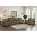 3-Piece Sofa Sets Luxurious Faux Leather 3-Seater Sofa+Loveseat+Single Sofa Chair Sets with Nails Decoration and Wood Leg