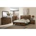 Joell 6 Piece Brown Ructic Panel Bedroom Set