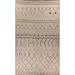Trellis Moroccan Oriental Large Area Rug Handmade Wool Carpet - 12'0"x 18'11"