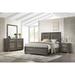 Sheffield Grey Oak 4-Piece Panel Bedroom Set