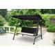 Outsunny Rattan Swing Chair 3 Seater | Wowcher