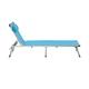 Outsunny Outdoor Folding Aluminium Sun Lounger With Built-In Pillow | Wowcher