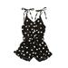 Gupgi Infant Baby Girls Rompers Sleeveless Button Jumpsuits Outfits