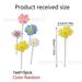1 Set of Garden Bee Stakes Decorative Colorful Flower Stakes Outdoor Yard Planter Stakes Garden Decors