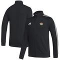 Men's adidas Black Los Angeles Kings Raglan Full-Zip Track Jacket