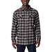 Columbia Black Purdue Boilermakers Flare Gun Flannel Long Sleeve Shirt