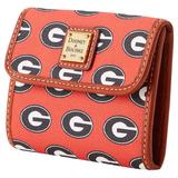 Dooney & Bourke Georgia Bulldogs Flap Credit Card Wallet