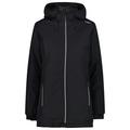 CMP - Women's Jacket Long Fix Hood Ripstop - Mantel Gr 42 schwarz