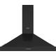 Belling FarmHouse BEL FARMHOUSE CHIM 100PYR BLK Chimney Cooker Hood - Black, Black