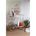 Urban Renewal Vintage Retro Drinks Trolley - Gold ALL at Urban Outfitters