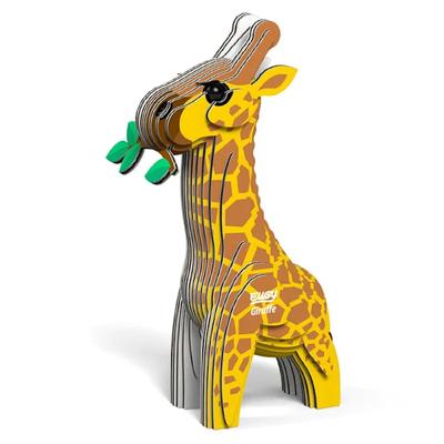 EUGY Giraffe 3D Puzzle Farm Toy, Yellow