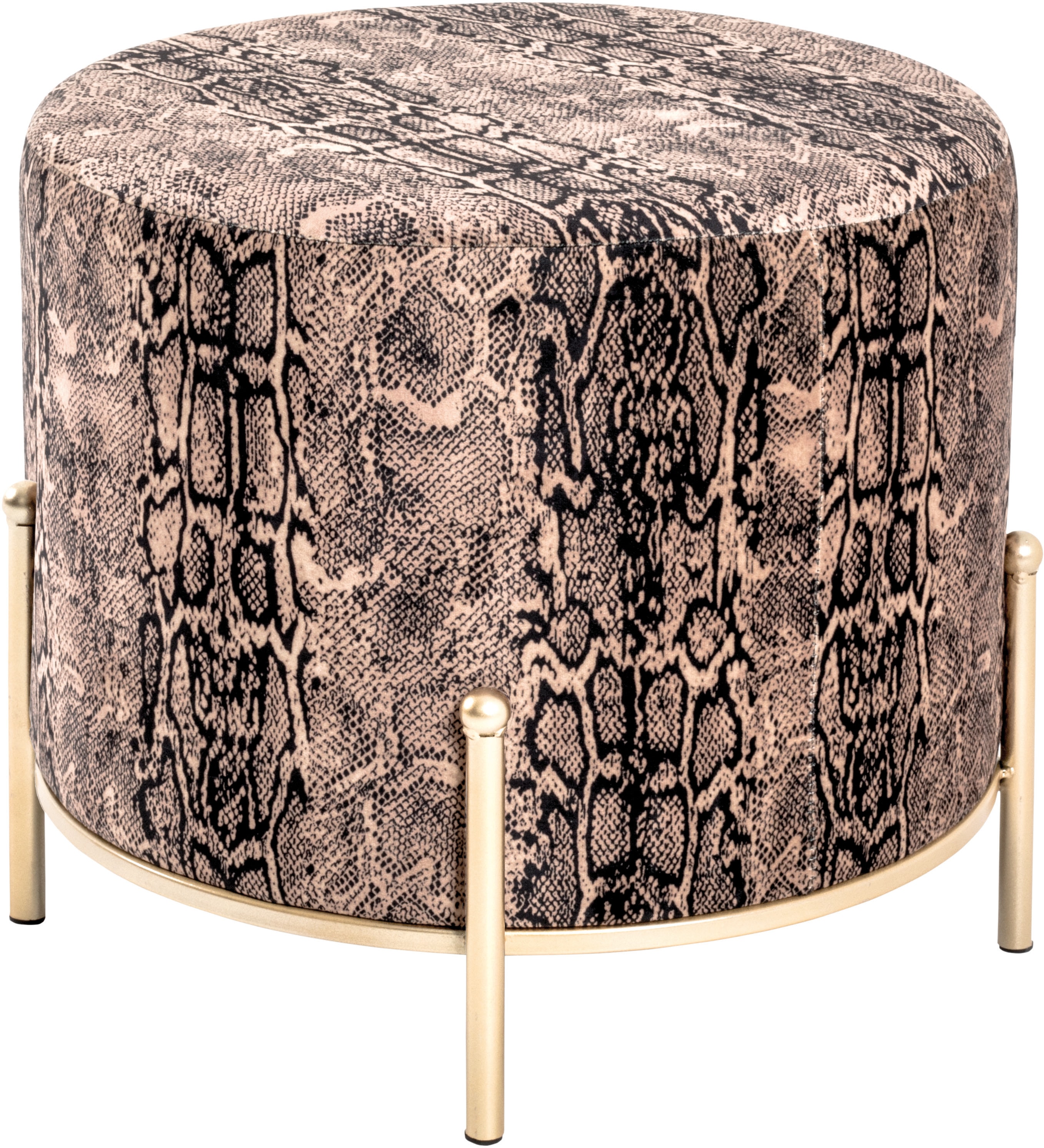 Sitzhocker HAKU, braun, B:48cm H:40cm T:48cm, Hocker, Sitzhocker