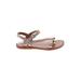 Pom D'api Sandals: Gold Print Shoes - Women's Size 36 - Open Toe