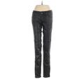 Free People Jeans - Super Low Rise: Gray Bottoms - Women's Size 24 - Black Wash