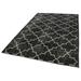 Black 105 x 68 x 0.4 in Area Rug - Lofy Geometric Machine Woven Rectangle 5'8" x 8'9" Indoor/Outdoor Area Rug in | 105 H x 68 W x 0.4 D in | Wayfair