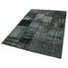 Black 54" x 81" L Area Rug - Lofy K?rk Yama Patchwork Machine Woven Rectangle 4'6" x 6'9" Indoor/Outdoor Area Rug in 81.0 x 54.0 x 0.4 in | Wayfair