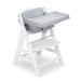 Hauck Solid Wood Ladder Back Arm Chair Dining Chair Wood in White | 30.31 H x 18.9 W x 22.05 D in | Wayfair 66116 + 66199 + 66759