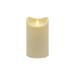 Ebern Designs Flameless Candle Plastic in Brown/White | 5 H x 3.5 W x 3.5 D in | Wayfair 23590BFAE16840439B074EA323CAD013