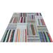 White 87 x 63 x 0.4 in Area Rug - Foundry Select Sarem Striped Machine Woven Rectangle 5'3" x 7'3" /Wool Area Rug in Beige Wool | Wayfair