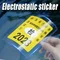 Autocollant électrostatique de voiture, 3 pièces, autocollants d
