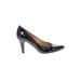 Tahari Heels: Pumps Stilleto Classic Black Print Shoes - Women's Size 8 - Pointed Toe
