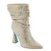 Betsey Johnson Mac - Womens 6 Gold Boot Medium