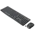 Logitech MK295 Silent Wireless Combo clavier Souris incluse USB QWERTY Italien Graphite