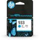 HP 933 cartouche d'encre cyan authentique