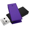Emtec C350 Brick 2.0 lecteur USB flash 8 Go Type-A Noir, Violet