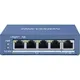 SWITCH 4P LAN Gigabit HIKVISION DS-3E0505P-E/M 4P PoE + 1P Uplink - Desktop - Metallico- QOS - 35W