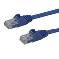 StarTech.com Câble réseau Cat6 Gigabit UTP sans crochet de 2m - Cordon Ethernet RJ45 anti-accroc M/M Bleu