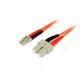 StarTech.com Câble patch à fibre optique duplex 50/125 multimode 3 m LC - SC