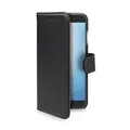 Celly Wally coque de protection pour téléphones portables 16.8 cm (6.6") Étui avec portefeuille Noir