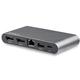 StarTech.com Dock USB-C à double affichage Displayport 4K - Mini Station d'Accueil Power Delivery Passthrough 100 W GbE Hub
