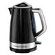 Russell Hobbs 28081-70 bouilloire 1.7 L 2400 W Noir, Acier inoxydable