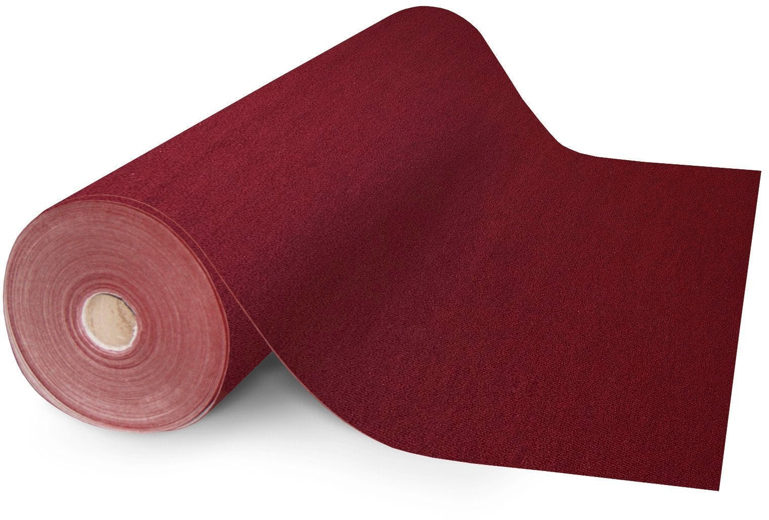 Teppichboden MY HOME "Malta", rot (dunkelrot), B:200cm H:3mm L:600cm, Kunstfaser, Teppiche, verschiedene Farben & Größen, Polypropylen, Nadelfilz